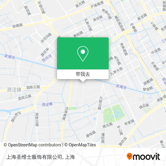 上海圣维士服饰有限公司地图