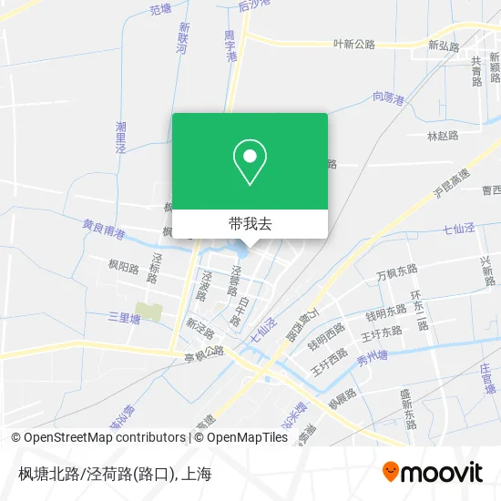 枫塘北路/泾荷路(路口)地图
