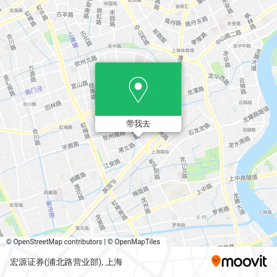 宏源证券(浦北路营业部)地图