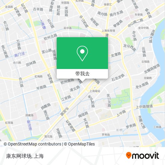康东网球场地图