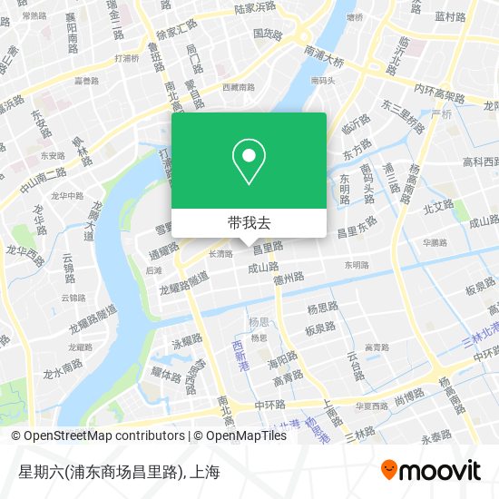 星期六(浦东商场昌里路)地图