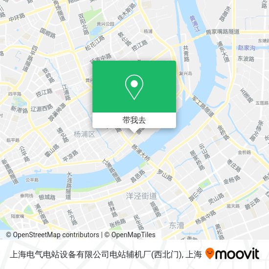上海电气电站设备有限公司电站辅机厂(西北门)地图