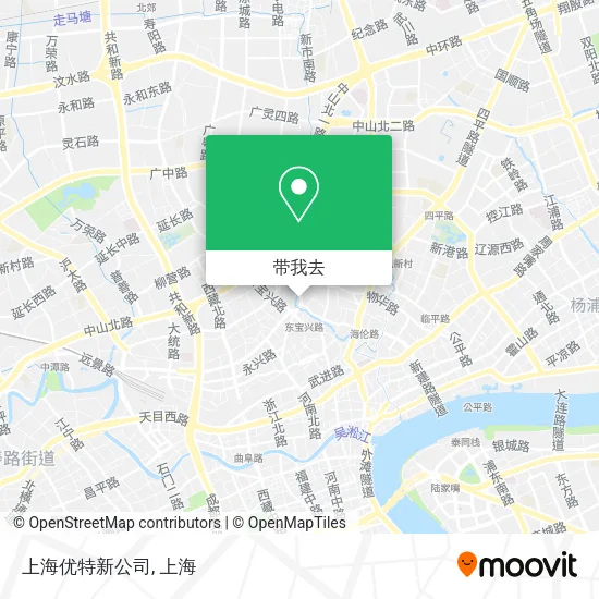 上海优特新公司地图