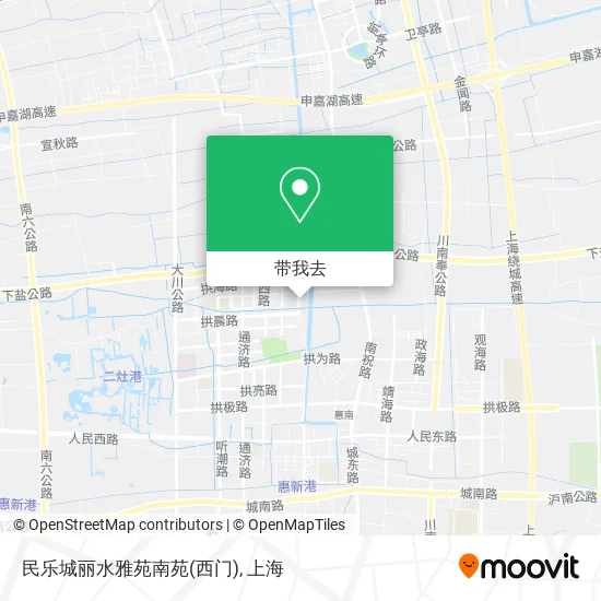 民乐城丽水雅苑南苑(西门)地图
