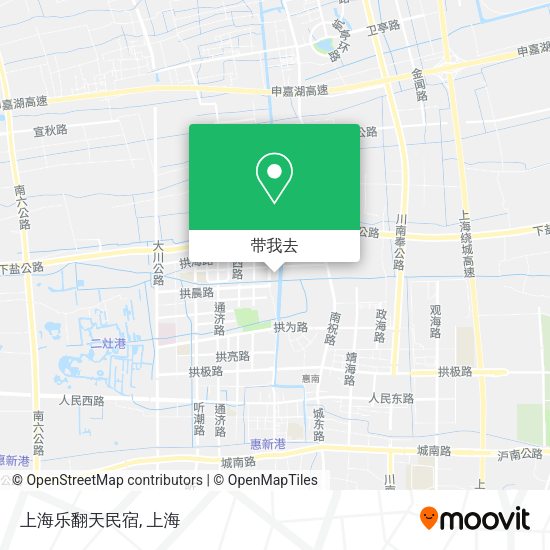 上海乐翻天民宿地图