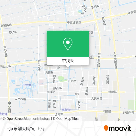 上海乐翻天民宿地图