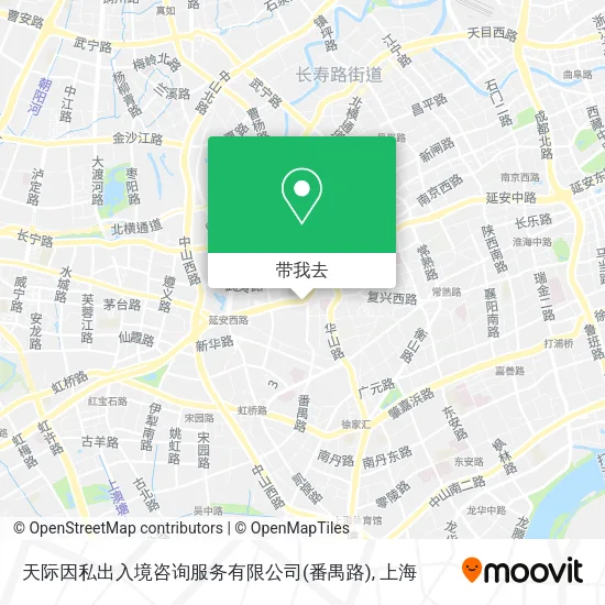 天际因私出入境咨询服务有限公司(番禺路)地图