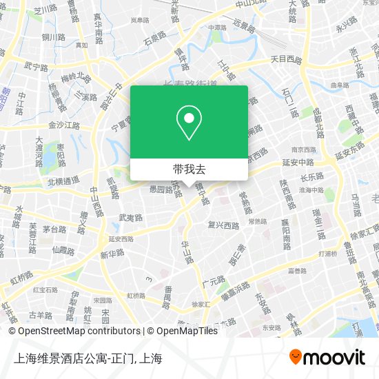 上海维景酒店公寓-正门地图