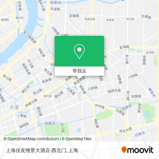 上海佳友维景大酒店-西北门地图