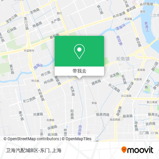 卫海汽配城B区-东门地图