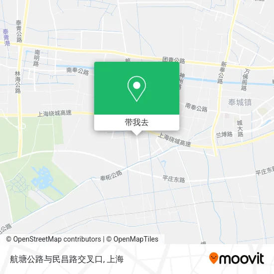 航塘公路与民昌路交叉口地图