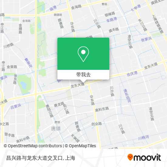 昌兴路与龙东大道交叉口地图