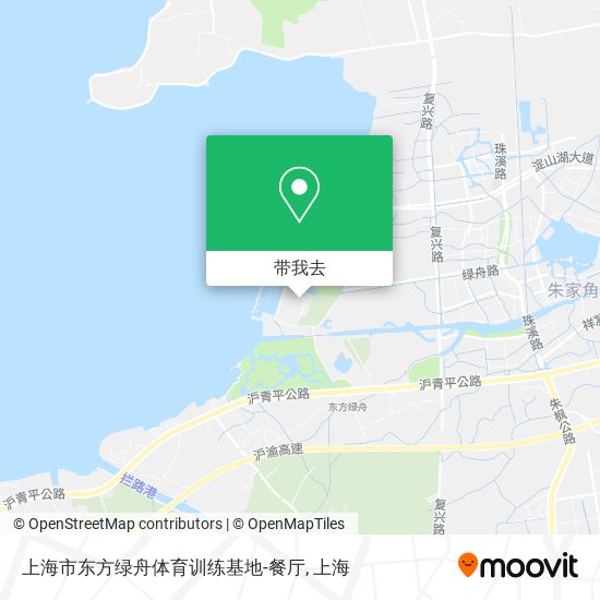 上海市东方绿舟体育训练基地-餐厅地图