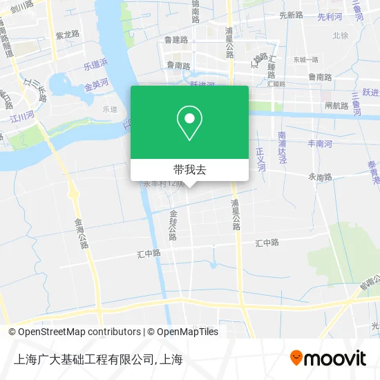 上海广大基础工程有限公司地图