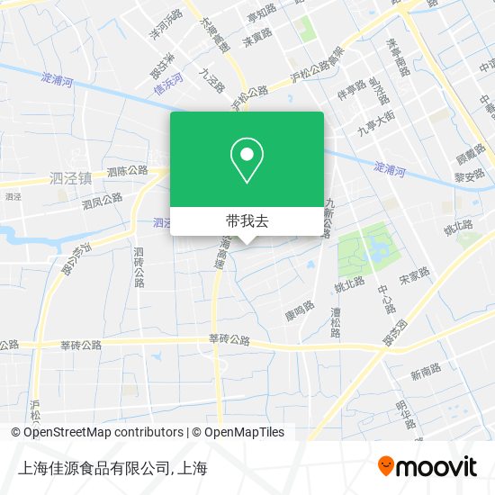 上海佳源食品有限公司地图