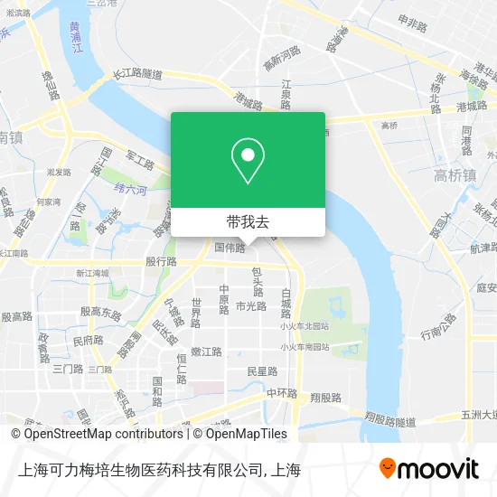 上海可力梅培生物医药科技有限公司地图