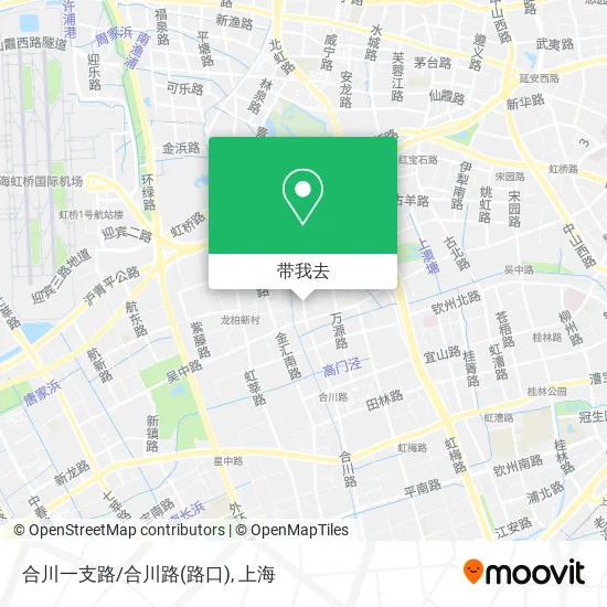 合川一支路/合川路(路口)地图