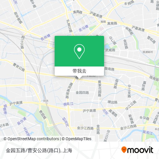 金园五路/曹安公路(路口)地图
