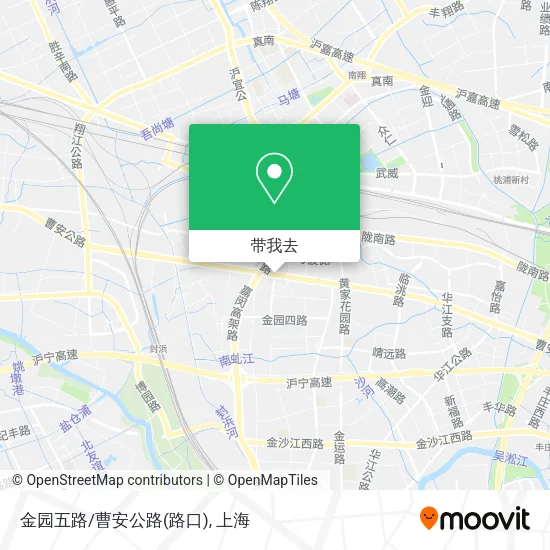 金园五路/曹安公路(路口)地图
