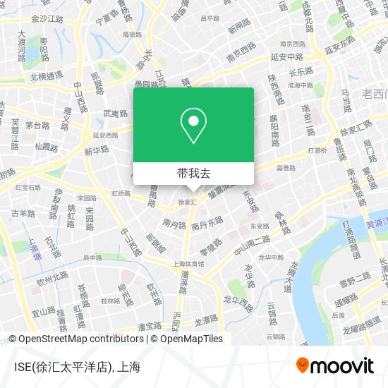 ISE(徐汇太平洋店)地图