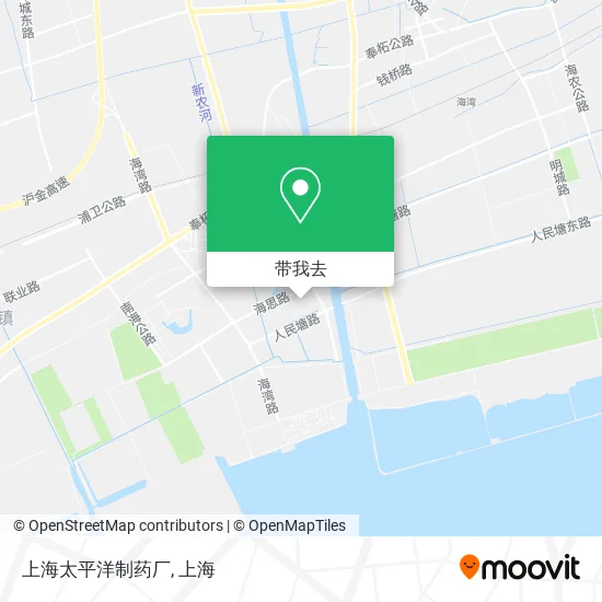 上海太平洋制药厂地图