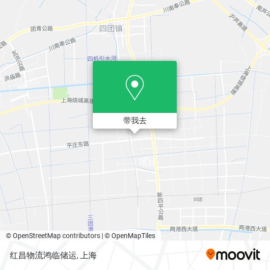 红昌物流鸿临储运地图