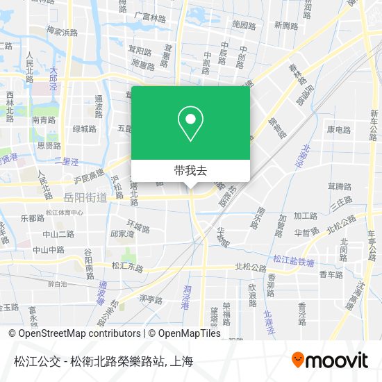 松江公交 - 松衛北路榮樂路站地图