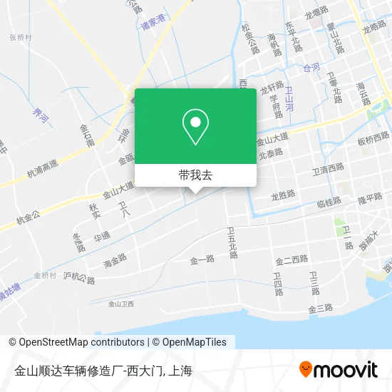 金山顺达车辆修造厂-西大门地图