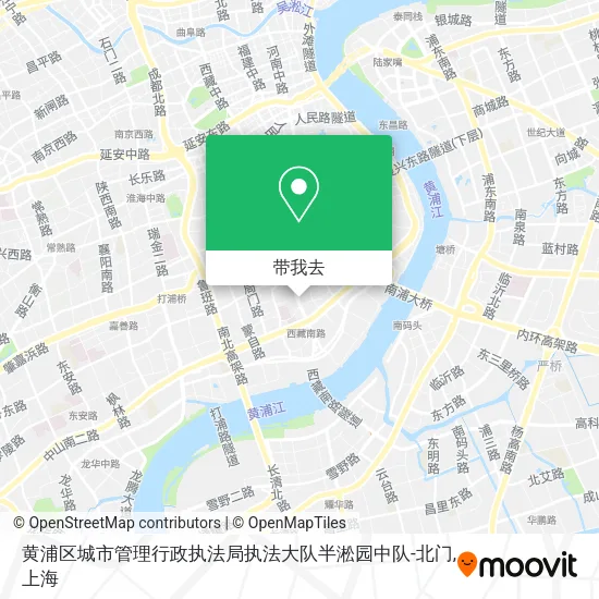 黄浦区城市管理行政执法局执法大队半淞园中队-北门地图