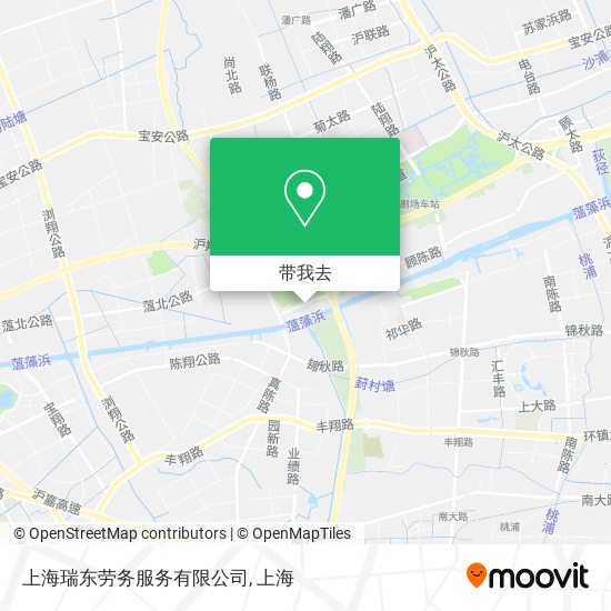 上海瑞东劳务服务有限公司地图
