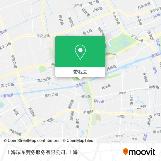 上海瑞东劳务服务有限公司地图