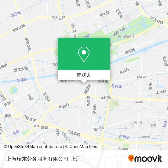 上海瑞东劳务服务有限公司地图
