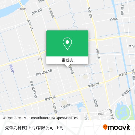先锋高科技(上海)有限公司地图