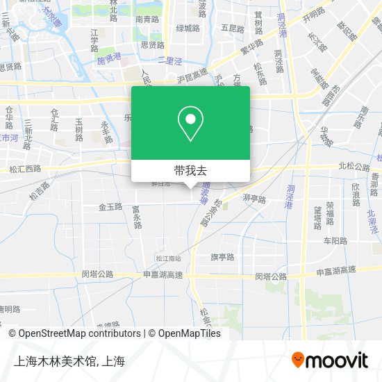 上海木林美术馆地图
