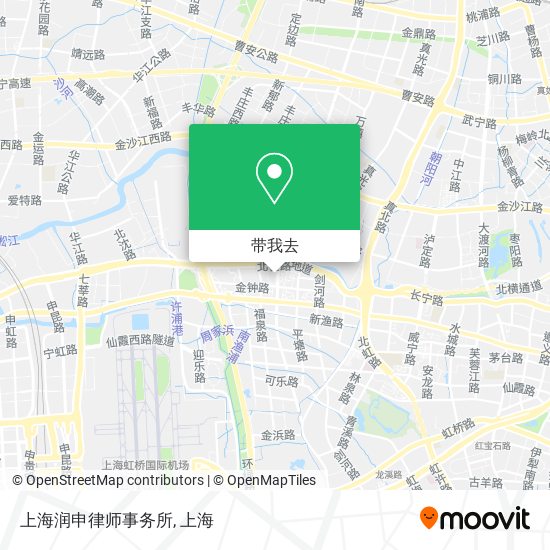 上海润申律师事务所地图
