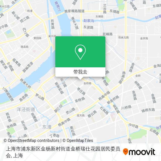 上海市浦东新区金杨新村街道金桥瑞仕花园居民委员会地图