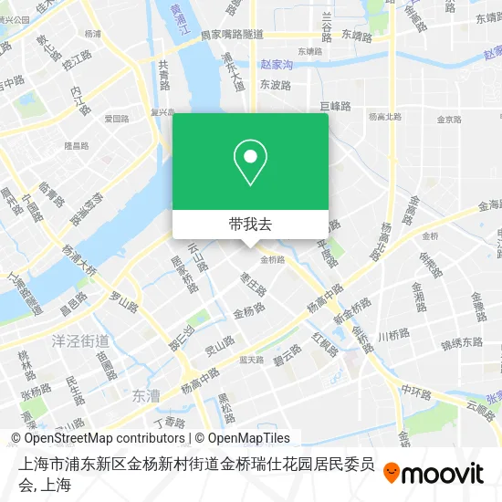 上海市浦东新区金杨新村街道金桥瑞仕花园居民委员会地图