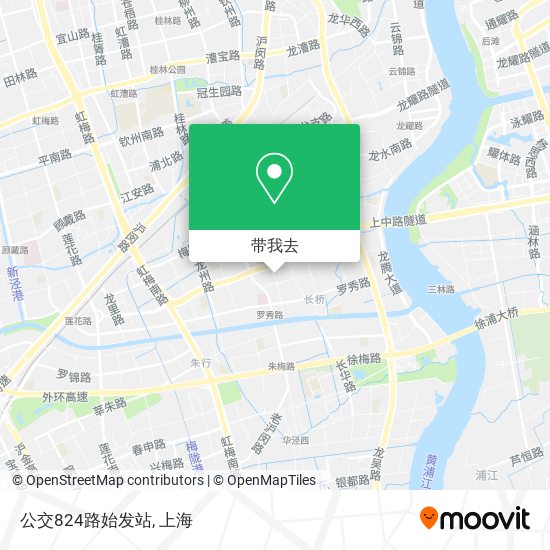 公交824路始发站地图