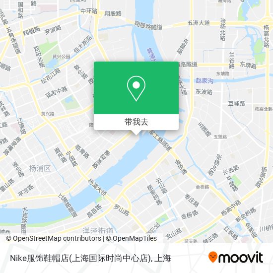 Nike服饰鞋帽店(上海国际时尚中心店)地图