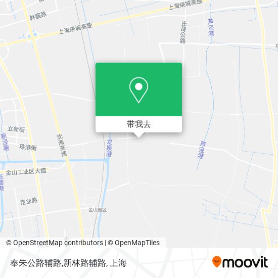 奉朱公路辅路,新林路辅路地图