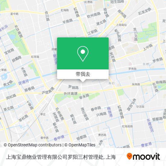 上海宝鼎物业管理有限公司罗阳三村管理处地图