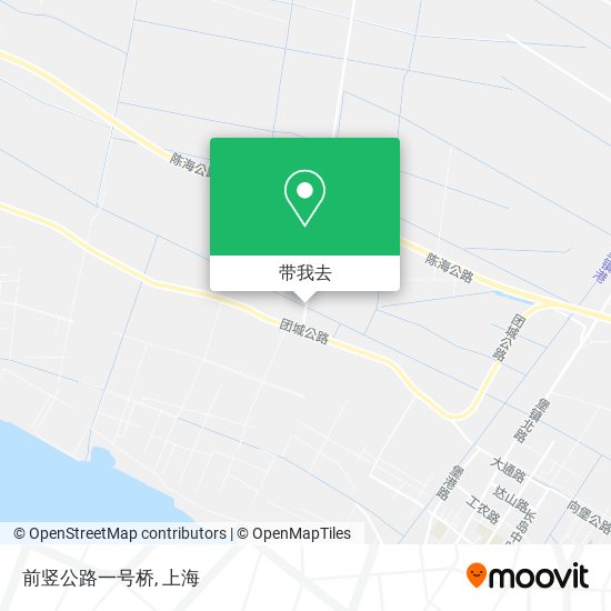 前竖公路一号桥地图