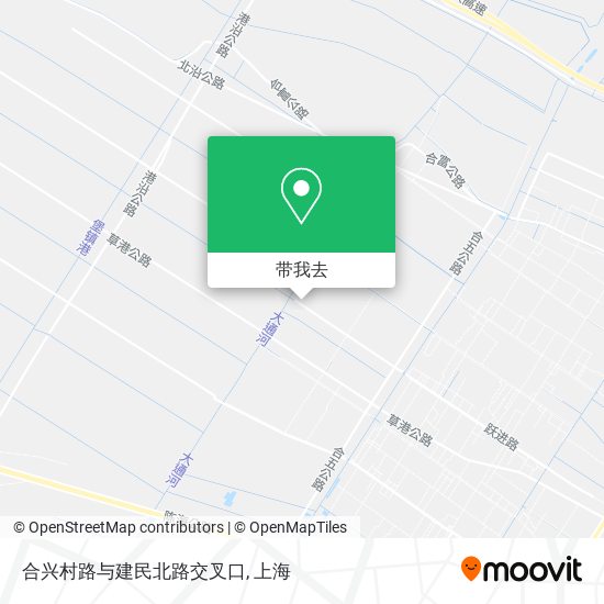 合兴村路与建民北路交叉口地图