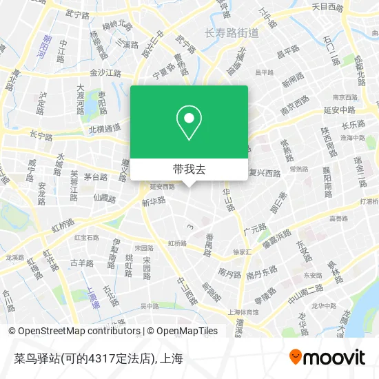 菜鸟驿站(可的4317定法店)地图