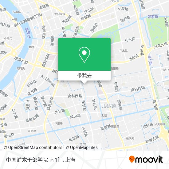 中国浦东干部学院-南1门地图