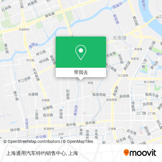 上海通用汽车特约销售中心地图