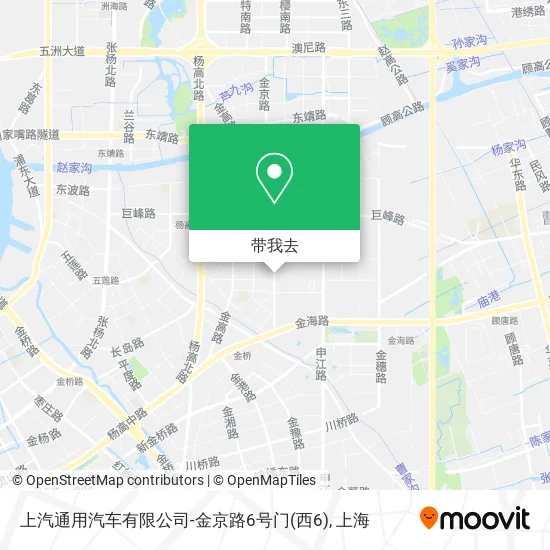 上汽通用汽车有限公司-金京路6号门(西6)地图