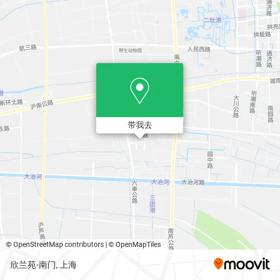 欣兰苑-南门地图