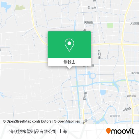 上海欣悦橡塑制品有限公司地图
