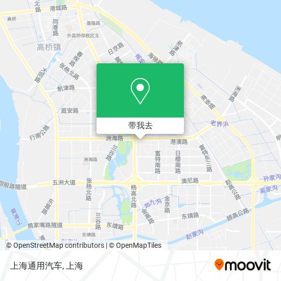 上海通用汽车地图